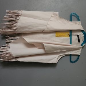 Western style lady's fringe vest size m/l